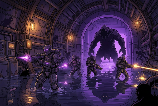Darktide Penance Completion from Boosting Games, original artwork