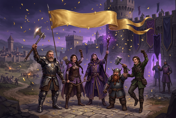 Original artwork for Albion Online win boost services at Boosting Games