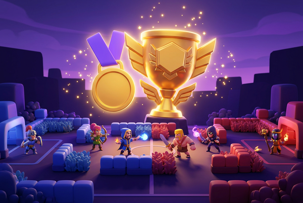 Original artwork for Brawl Stars badges and achievements services at Boosting Games