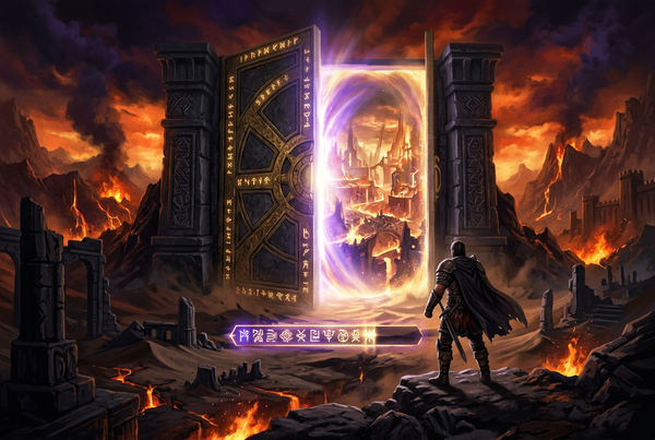 Original artwork for Diablo II: Resurrected unlock and leveling services at Boosting Games