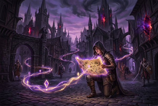 Original artwork for Diablo Immortal quests and campaign services at Boosting Games