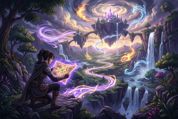 Original artwork for Genshin Impact quests and campaign services at Boosting Games