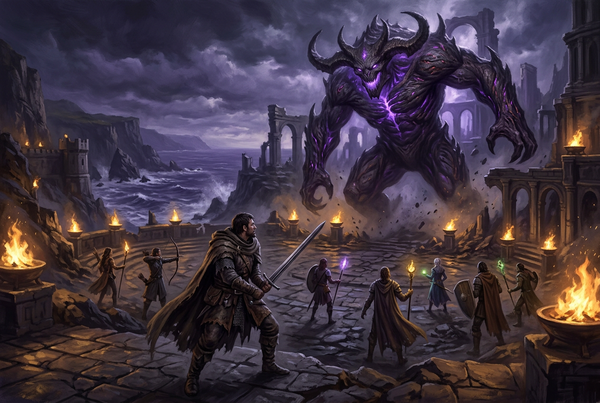 Original artwork for Path of Exile raid and dungeon carry services at Boosting Games