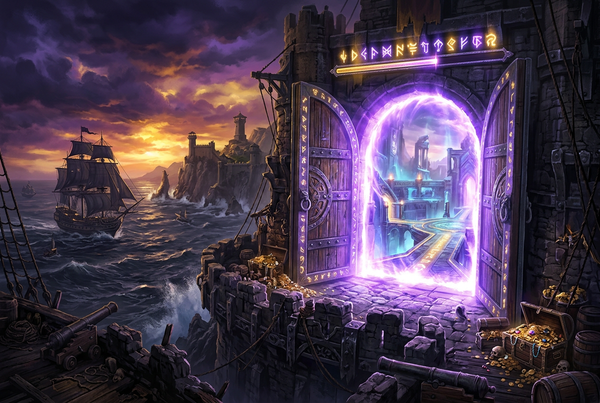 Original artwork for Sea of Thieves unlock and leveling services at Boosting Games