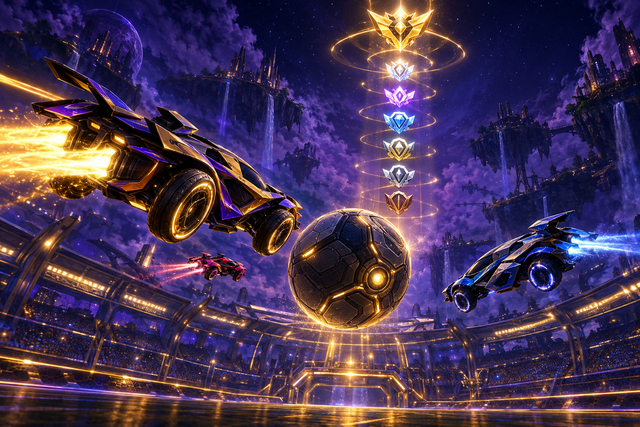 Rocket League Ranks Explained: Every Rank, Division and MMR: illustration for the Boosting Games guide