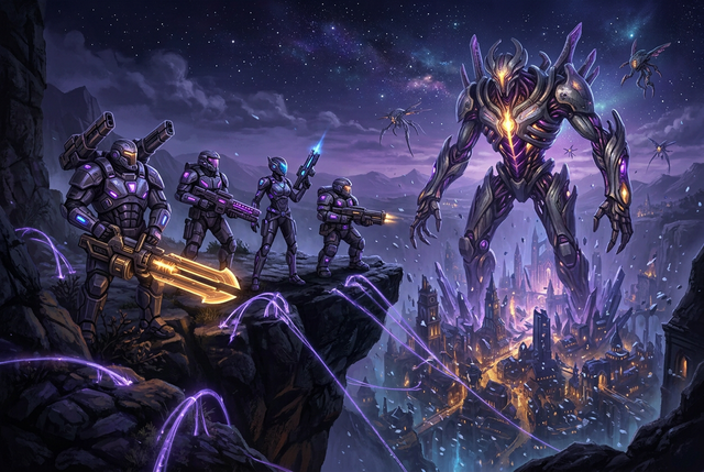 The First Descendant Weapon Leveling from Boosting Games, original artwork
