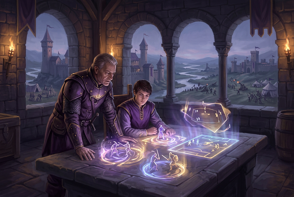 Original artwork for Albion Online coaching services at Boosting Games