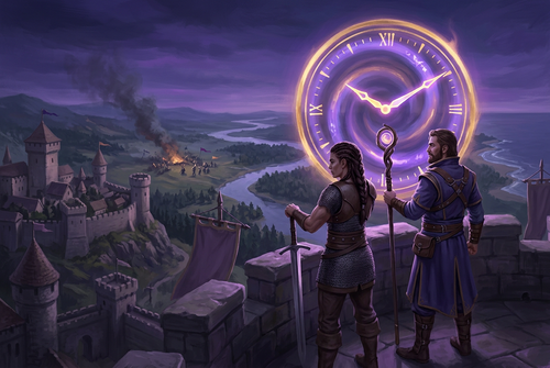 Original artwork for Albion Online hours of play services at Boosting Games