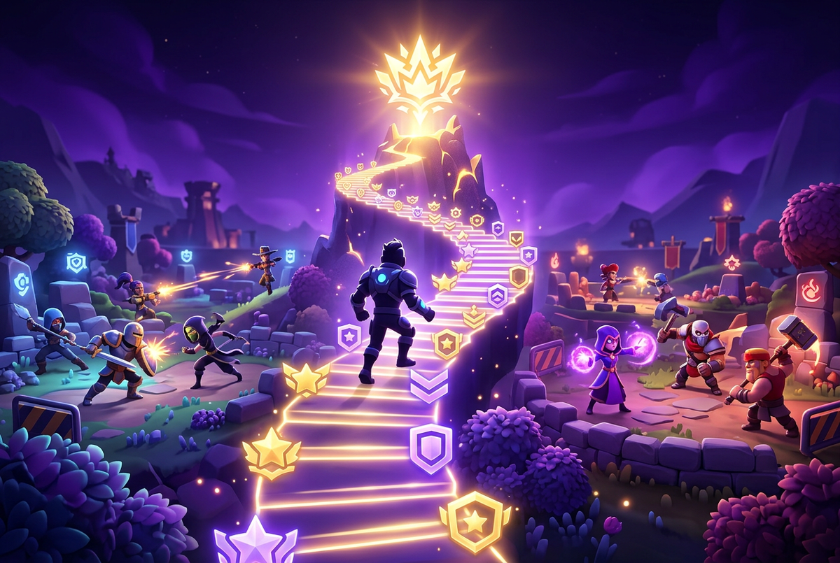 Original artwork for Brawl Stars rank boost services at Boosting Games