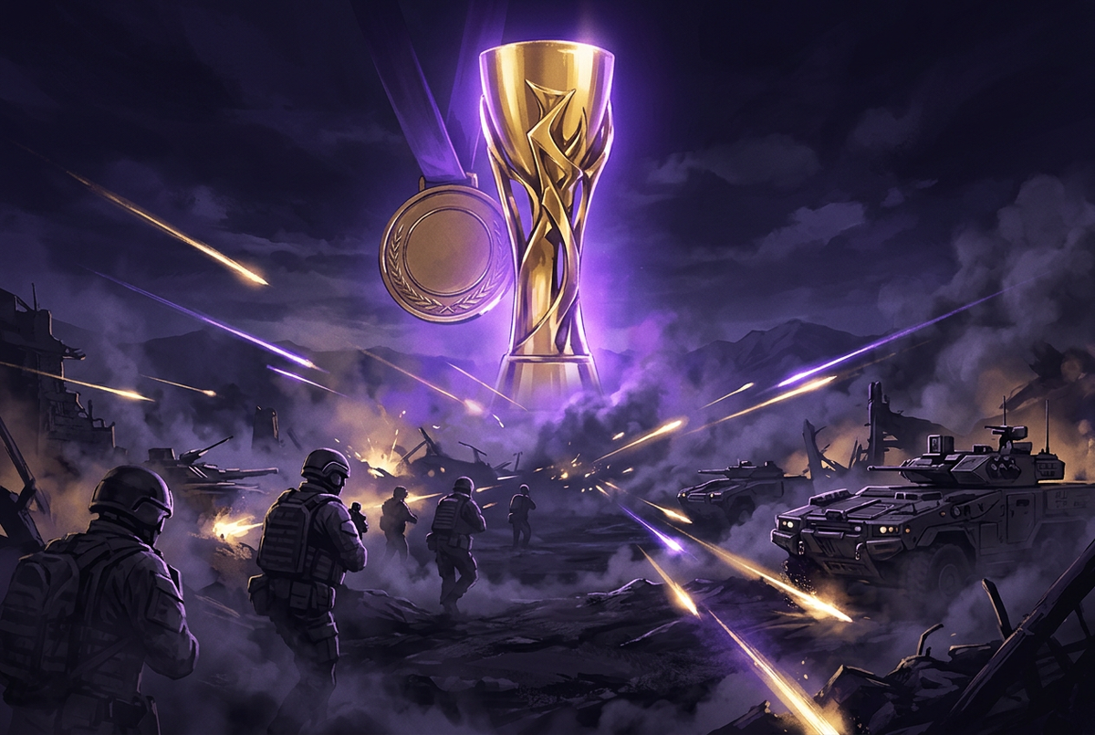 Original artwork for Call of Duty: Black Ops 7 badges and achievements services at Boosting Games