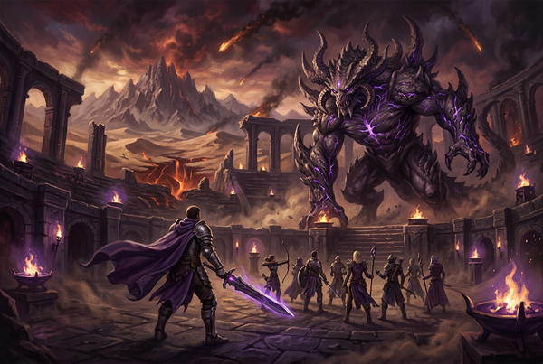 Original artwork for Diablo II: Resurrected raid and dungeon carry services at Boosting Games