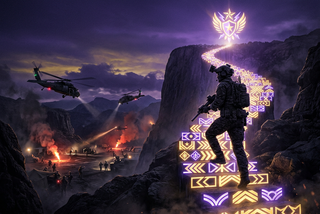 Original artwork for Delta Force rank boost services at Boosting Games