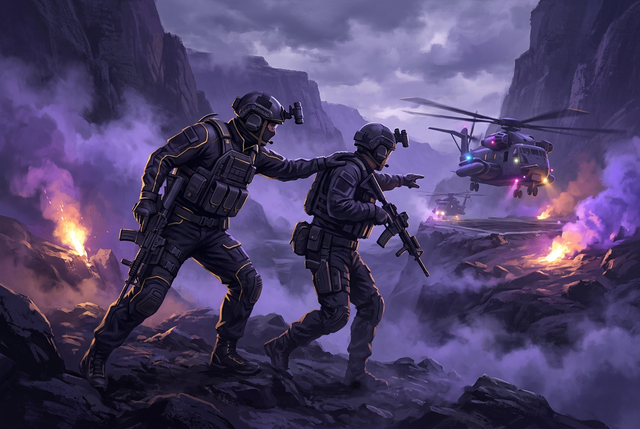 Original artwork for Delta Force duo with a pro services at Boosting Games