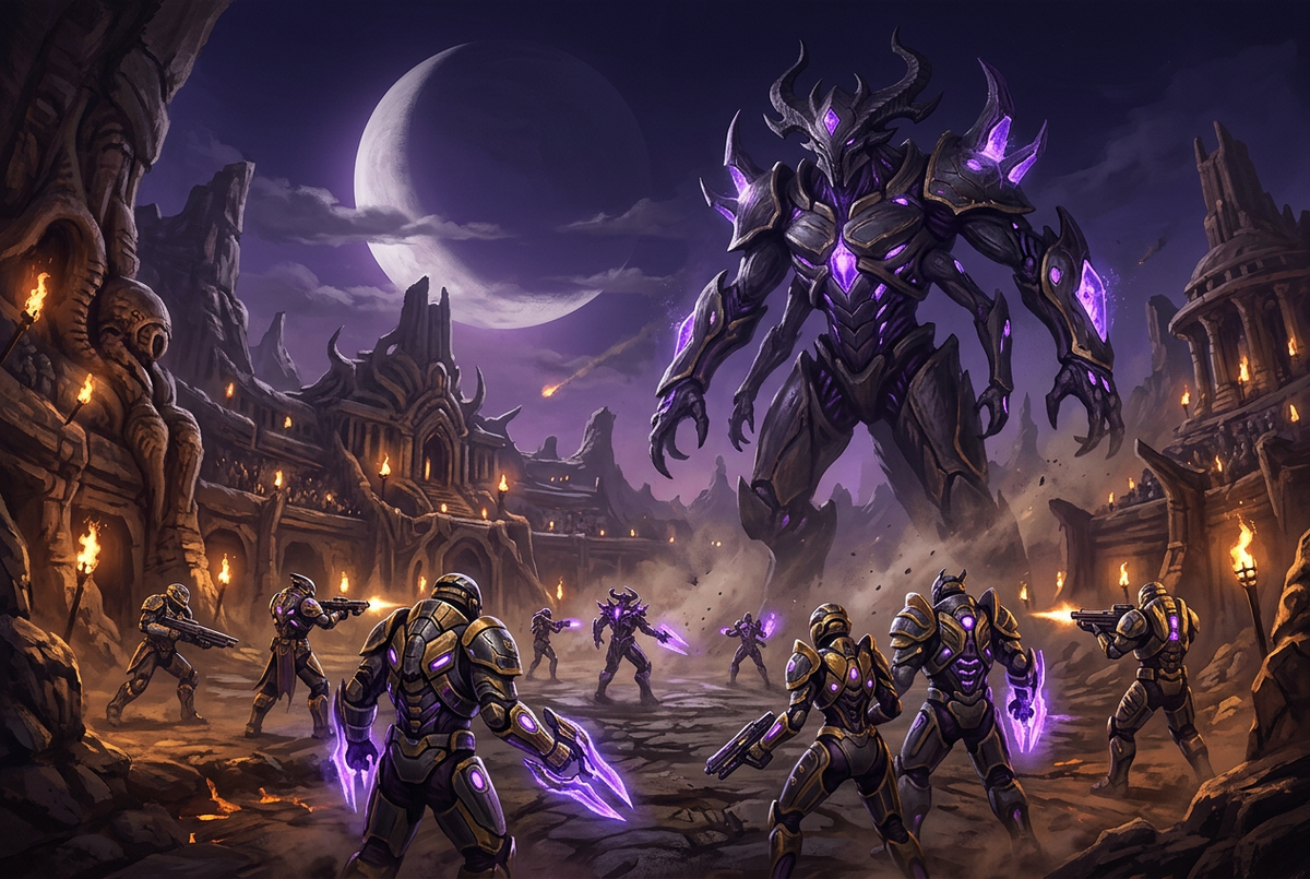 Original artwork for Destiny 2 raid and dungeon carry services at Boosting Games