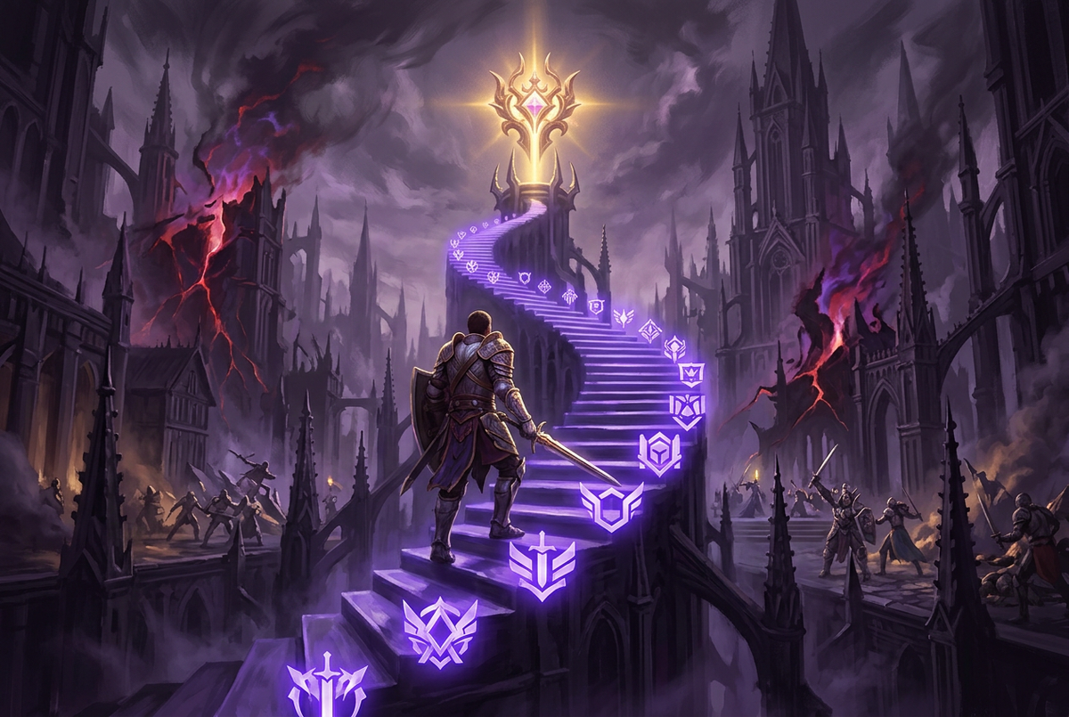 Original artwork for Diablo Immortal rank boost services at Boosting Games
