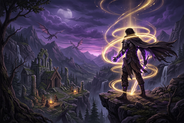 Original artwork for The Elder Scrolls Online leveling and battle pass services at Boosting Games
