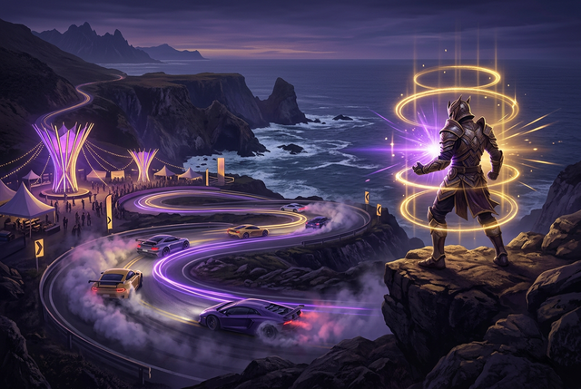 Original artwork for Forza Horizon 6 leveling and battle pass services at Boosting Games