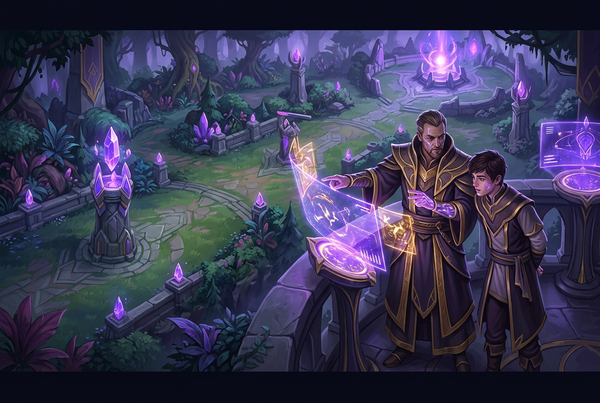 Original artwork for League of Legends coaching services at Boosting Games