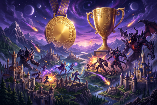 Original artwork for Lost Ark badges and achievements services at Boosting Games