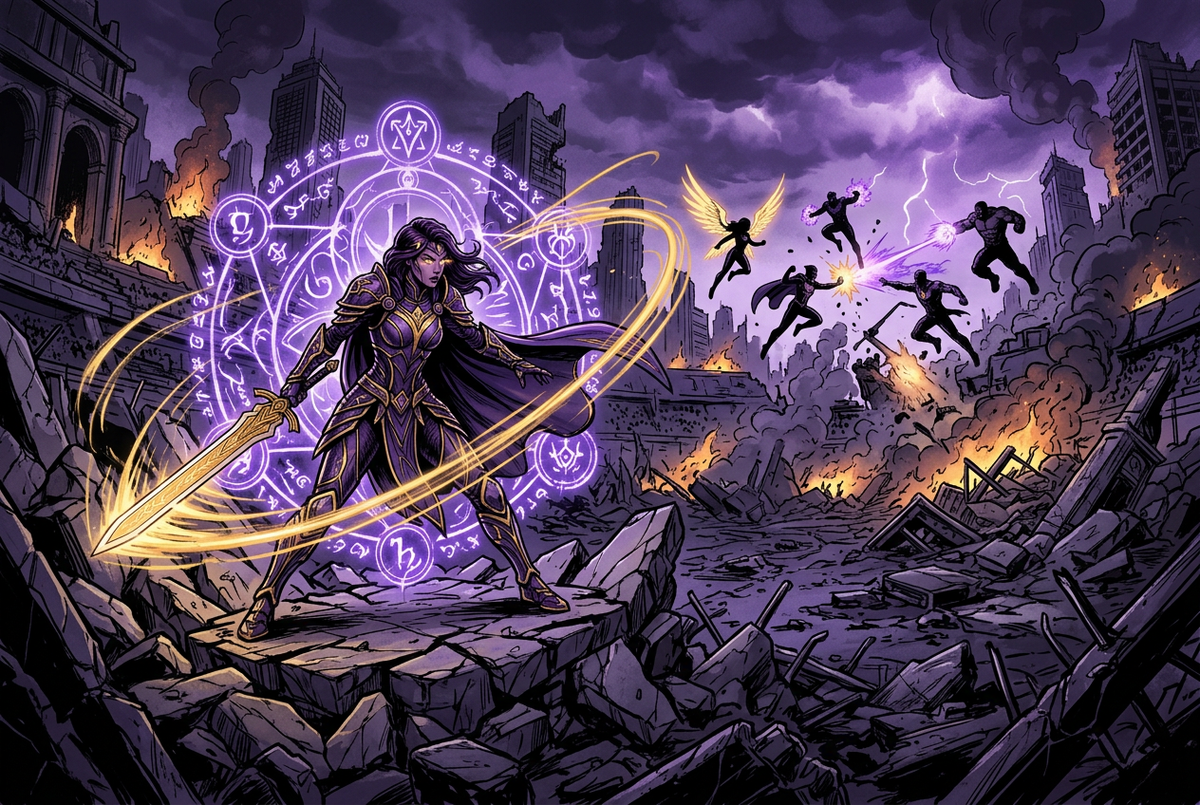 Original artwork for Marvel Rivals mastery services at Boosting Games