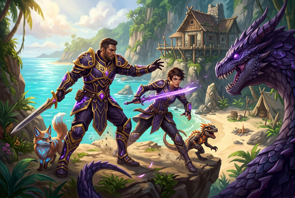 Original artwork for Palworld duo with a pro services at Boosting Games