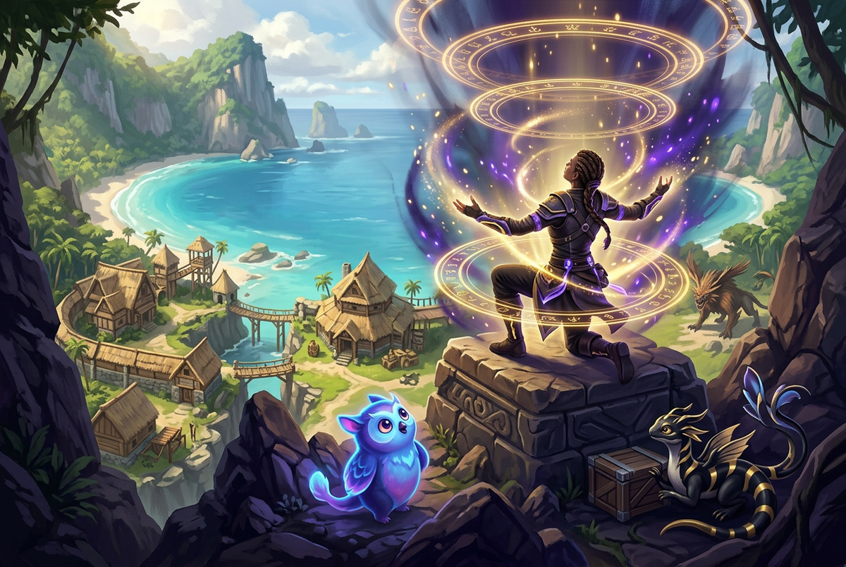Original artwork for Palworld leveling and battle pass services at Boosting Games