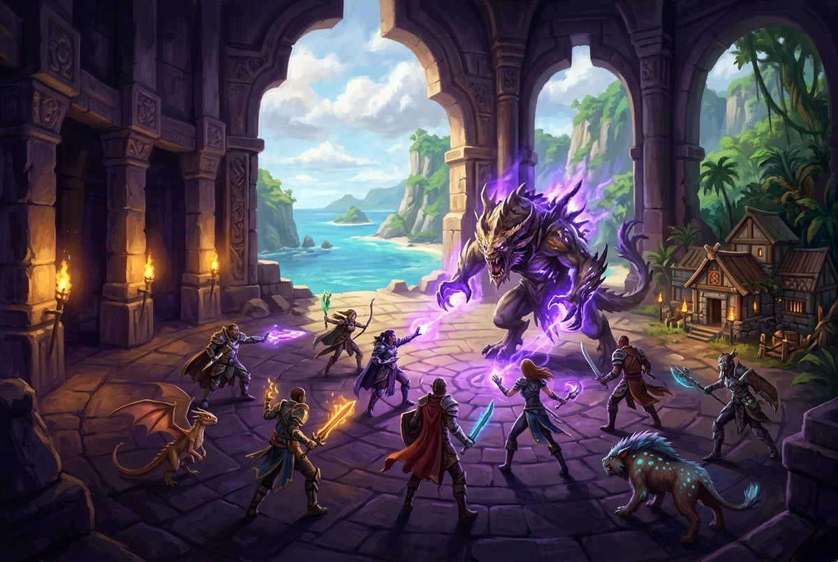 Original artwork for Palworld raid and dungeon carry services at Boosting Games
