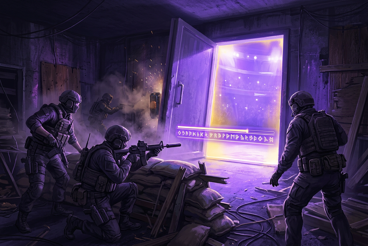 Original artwork for Rainbow Six Siege X unlock and leveling services at Boosting Games