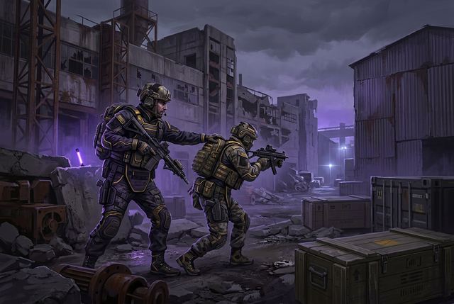Original artwork for Escape from Tarkov duo with a pro services at Boosting Games