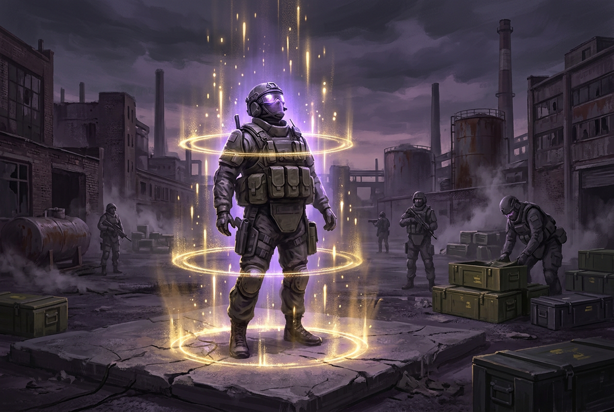 Original artwork for Escape from Tarkov leveling and battle pass services at Boosting Games